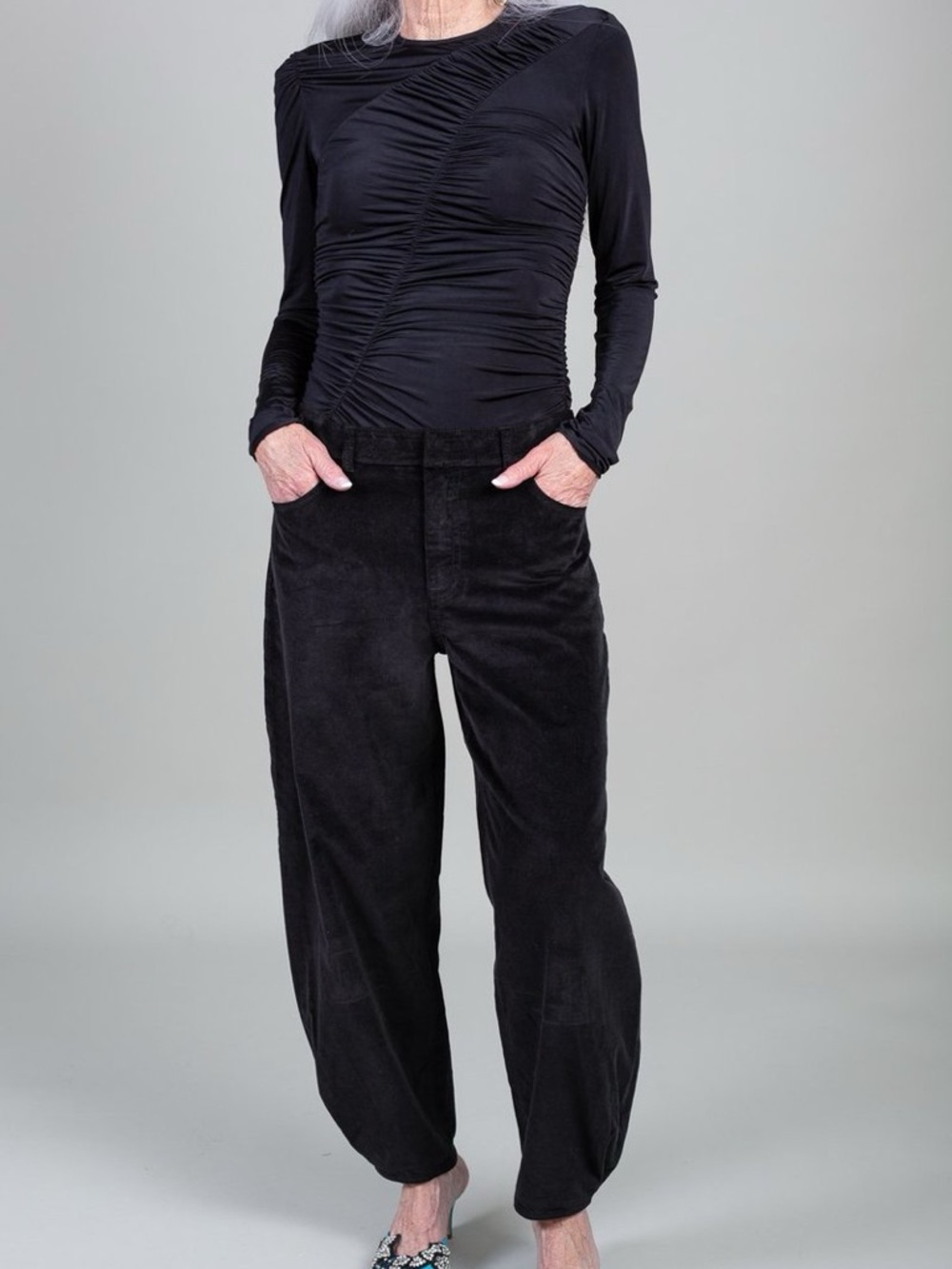 Tibi Black Brancusi Pants